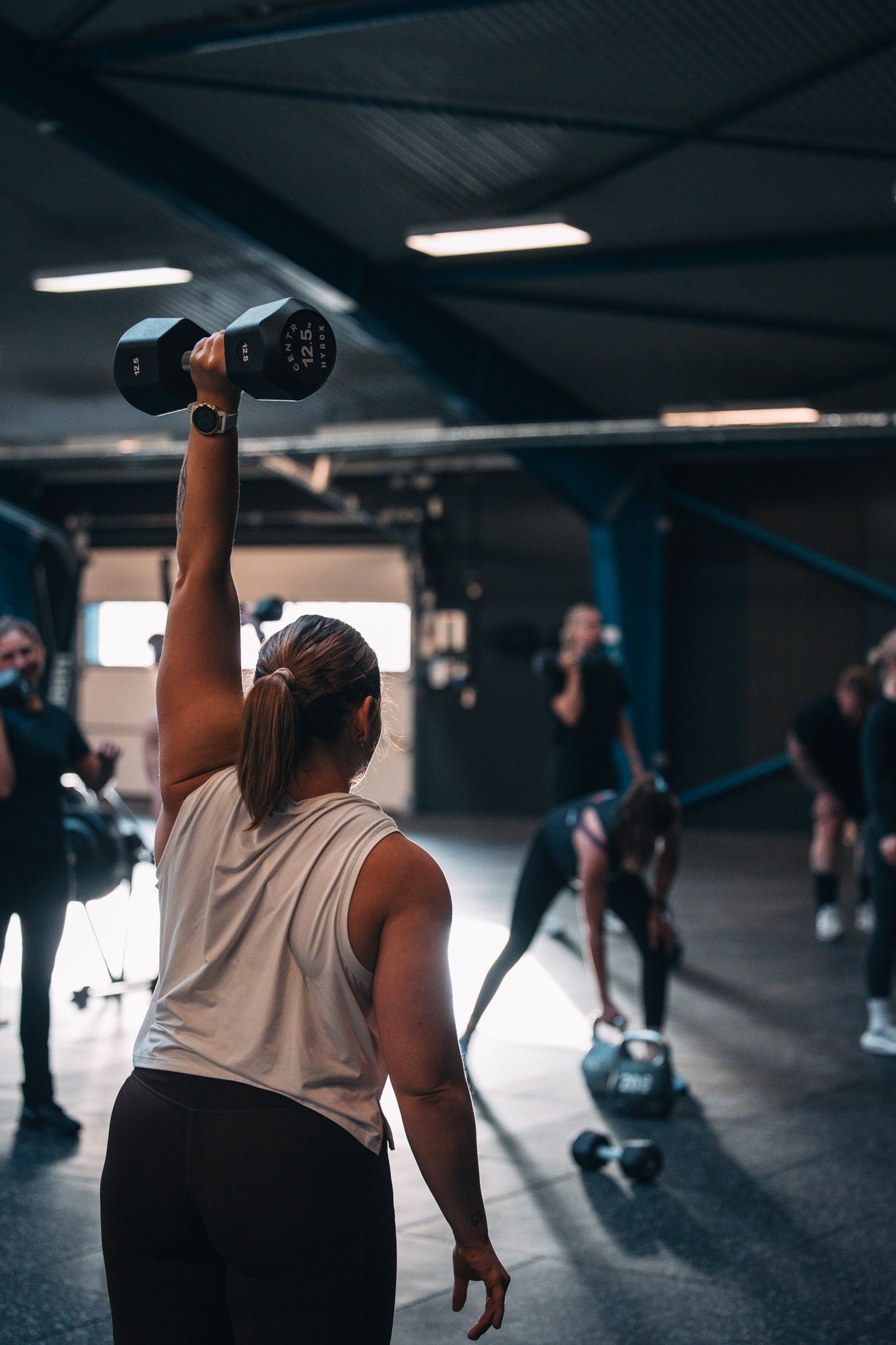Familie hold crossfit